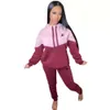 Nieuwe Plus Size trainingspakken voor dames Tweedelige damesset Top en broek Dames trainingspakkleding Casual 2-delige outfit Sportpak Joggingpakken Trainingspakken Jumpsuits 215