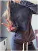 여자 후드 봄과 가을 여성 긴 소매 후드 지퍼 탑 섹시한 단단한 두꺼운 스웨트 셔츠 코트