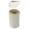 Set di stoviglie Lattine per latte Dispenser per lattine Salsiere Brocca Tazza in ceramica Piccolo contenitore Caffè Ceramica Sciroppo Brocca per miele