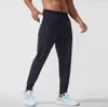 Lululemen Women Lulu Short Pants Yoga Outfit Jogger Sport Quick Dry Drawstring Jym Pocketsスウェットパンツ男性カジュアルエラスティックウエストフィットネスマンワークアウトパンツ35