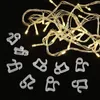 Christmas Decorations 30pcs Light Hooks S-shaped Weatherproof Plastic Gutter Hang Xmas Tree Decorative Lighting Lamp Clip Hook