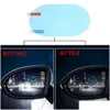 Other Interior Accessories 2Pcs Anti-Fog Anti-Glare Rainproof Car Tuning Rearview Mirror Trim Film Er Exterior Parts Glass Drop Deli Dhgfe