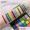 Ombre à paupières Imagic Palette de fard à paupières Pinceaux de maquillage 36 couleurs Shimmer Maquillage pigmenté Maquillage8435263 Drop Delivery Health Beauty E Dhde7