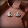 Boucles d'oreilles design Vivianity luxe femmes bijoux de mode boucles d'oreilles en or métal perle cerceau boucle d'oreille cjeweler Westwood femme 943