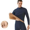 Sous-vêtements thermiques pour hommes 2023 hiver hommes ensembles col montant première couche 2 pièces sous culottes et sous-vêtements garder au chaud vêtements L-4Xl