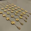 Link Designer Bracelet Jewelry Luxury Chain VCF Kaleidoscope 18k Gold Van Clover Bracelet with Sparkling Crystals and Diamonds Perfect Gift for Women Girls UEEN