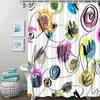 Blankets Wooden Barn Door Shower Curtain Set Old Bathroom Curtains Polyester Fabric Waterproof Bath Decor