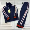 Clothing Sets Brand Kids Tracksuits Side Stripe Stitching Baby Clothes Boy Jacket Suit Size 110-160 Autumn Coat And Pants Nov05 Drop D Dhe7S