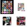 Lidschatten 30pcs gemischte Farben Pigment Glitzer Mineral Spangle Lidschatten Make -up Kosmetik Set Make -up Schimmer glänzen 9359546 Drop de dhrv9