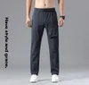 LU-22 MĘŻCZYZN PANTY JOGA SUTFIT LONGJOGGER Sport Szybki suchy sznurka do siłowni Kieszenie dresowe spodnie spodnie Męskie Elastyczne Elastyczne Talia Fitness Man Casual Style