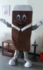 Costumes Halloween Costume de mascotte de crème glacée au chocolat de haute qualité dessin animé en peluche personnage de thème d'anime taille adulte noël carnaval anniversaire