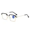 Lunettes de soleil Design de luxe Lunettes de lecture pour femmes Blocage de la lumière bleue Ordinateur Unisexe Demi-monture Vision lointaine Lunettes presbytes