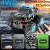 Modèle de voiture RC d'escalade hors route à grande vitesse 4WD course sur terre aquatique rotation à 360 ° tout Terrain télécommande étanche cadeau garçon 231229