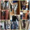 Women's Pants Fashion Women Casual Loose Stretch Printing Long Wide Leg Yoga Drawstring Lounge Pajama