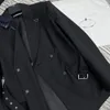 giacca blazer da donna firmata donna lettere di lusso primaverili con top con cintura