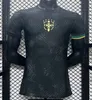 2023 2024アルゼンチンポルトガルシュウラプルガジャージーファンプレーヤーバージョンスペシャルブラジルネイマールメシスロナウドブラックシャツユニフォームブラックシャツメンサイズS-XXL
