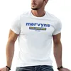 Homens Camisetas Mervyn's American 90's Famosos Anúncios de TV T-shirt T-shirt Simples Anime Mens Roupas