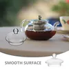 Zestawy naczyń obiadowych Teapot Lid Glass Clear Teacup Wymiana do czajnika delikatne wymienne staub