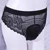 Sous-vêtements Sissy culottes hommes cachant Gaff dentelle crosscommode transgenre façonnage ultra-mince sous-vêtements transparents