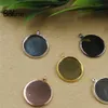 Boyute 50st Silver Plated Pendant Blank Tray 10mm 12mm 14mm 16mm 18mm 20mm 25mm CAMO CABOCHON BASE SETOM FÖR SMEYCH MAGE266Q