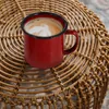 Serviessets 3 stuks espressokopjes keramische geëmailleerde mok kleine kindermokken eenvoudige koffie ontbijt kantoor