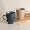 Tasses Vintage tasse en céramique créative minimaliste maison tasse à café eau bureau Granola couple microflaw