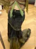 Saias Pesadas Indústria Costura Longa Denim Fishtail Saia para Mulheres Primavera Outono Chic Cintura Alta Bainha Faldas Largas Mujer