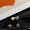 Orecchini di design Charm 18k placcato oro 925 argento orecchini di lusso gioielli di moda ragazza diamante amore orecchini con strass Premium Bra259B