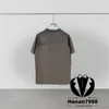 T-Shirt Herren T-Shirt Designer T-Shirt Damen Loose Fit 280g reine Baumwolle Reflektierendes Buchstabendesign Top-Version Rundhals-Shirts Großhandelspreis