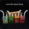 2 Stück Hitman Glas-Ölbrenner-Bong Shisha, quadratische Saftbox, Dab Rig, 14 mm Außengelenk, Becher, berauschende Glasbongs zum Rauchen mit 30 mm Kugel-Glas-Ölbrennerrohr