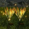 2 stks Solar Rijst Licht Tarwe Oor Binnenplaats Tuin Riet Simulatie Grond Inbrengen Home Decor