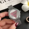 moissanite horloge luxe diamant Op maat gemaakte Amerikaanse populaire merkhorloges Verjaardagscadeau ronde dames mesh horloge roestvrij staal