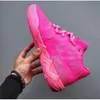 Högkvalitativ lamelo sportskor lamelo skor boll drottning män försäljning mb1 lila glimmer rosa gröna svart hög sporttåg sneakers storlek 7-12.5