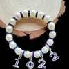Brins de perles sororité numéro grec 1922 1920 1913, breloque à faire soi-même, Bracelet extensible, accessoires de bijoux 257c