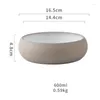 Plates Creative Japanese Round Bowl for Restaurant Table Seary Deep Plate Factory Wholesale Hushåll Snack Fruit Dessert