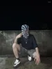 Basker gotiska huva för män kvinnor streetwear mode masker punk full ansiktshuvud halsdukar mörkkläder hatt hip hop balaclava nattklubb slitage