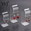 Set mit 3 Stück Acryl-Schmuck-Ohrstecker-Halter-Ständer-Display-Organizer-Regal-Shop-Arbeitsplatten-Schaufenster-Schmuck-Ohrstecker-Show-Rack M293e