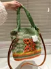 Дизайнерская сумка для женщин Роскошные сумки через плечо Loe Tote Соломенные плетеные корзины Сумки на плечо Роскошные сумки Холст Кошелек на молнии Симпатичные сумки через плечо loeewes
