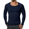 Men's Sweaters Crew Neck Sweater T Shirt Knitted Top Pullover Solid Color Slim Fit Long Sleeve O Spring Autumn Winter