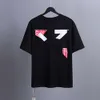 T-shirts de luxo Marca Mens Camisetas Tees Offs Designers Homens Mulheres Casual T-shirt Verão Clássico Camisetas Back Paint Arrows Manga Curta Tshirt 2ikz