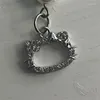 مفاتيح مفاتيح kittykitty Charm Handmade Y2K الأزواج اللطيف هدايا العنكبوت مستوحاة