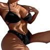 Damskie stroje kąpielowe 2PCS/Set Kobiety bikini z drutem bez klatki piersiowej stały kolor push up dwusiemiczny seksowny strój kąpielowy do aktywności wody