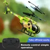 RC Helicopter 2CH Infrared Remote Control Quadcopter 24G Dropresistant Dron Aircraft Durable Beginner Kids Toy Birthday Gifts 231229