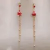 Barrettes à pinces à cheveux, accessoires de mariage chinois rouge, Liusubu Shake Fengguan, vêtements anciens LB268S