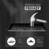 10st Black Full Lim Film Privacy Screen Protector för Apple iPhone 15 14 13 Promax XR XS Max Edge för x 12 mini 11 Pro Max Peeping Proof Ceramic