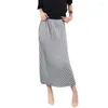 Rokken Miyake geplooide Japanse hoge taille handgemaakte halve rok herfst losse mode licht luxe temperament