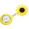 Pocket Watches Table Sunflower Form Men Digital Watch Fob Nurses Zinc Alloy Durable