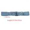 Belts Fashion Solid Elastic Adjustable Waist For Women Girls No Buckle Easy To Wear Jean Pants Dress Invisible Belt Accessories