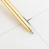 Metal Ballpoint Pen for Student Solid Color Stationery School Supplies