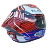 Hełmy motocyklowe Moda Hełmetx14 Blue Ant Motorcross Sprzęt Protect Satefy Helmet Full Face Motor ECE Zatwierdzone kobiety